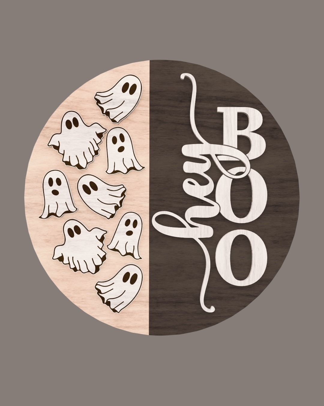 HEY BOO Halloween Sign