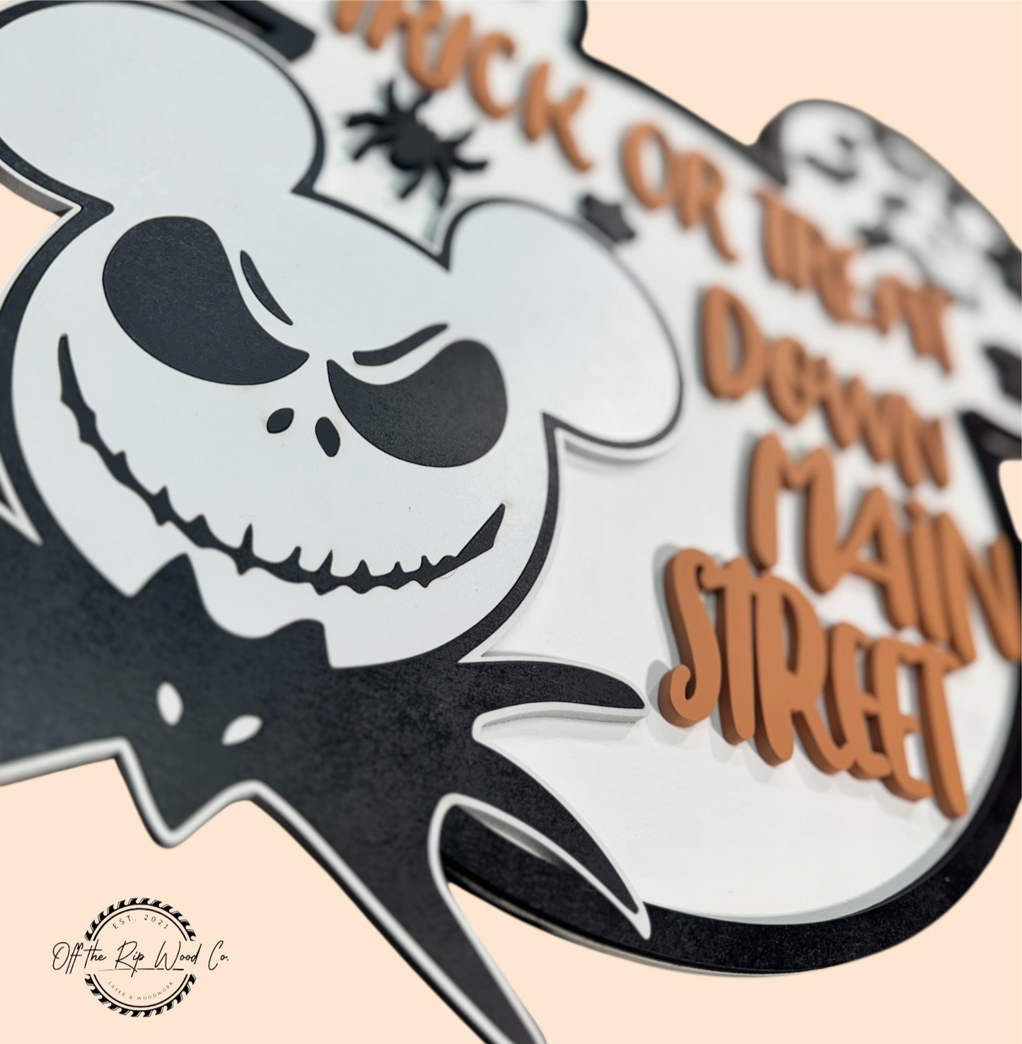 “Main Street” Halloween Sign