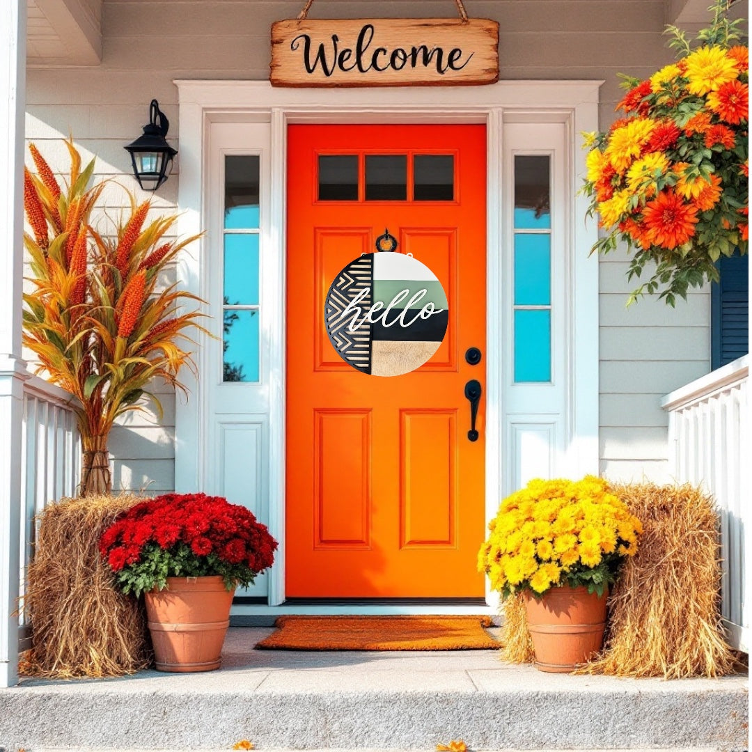 Boho “Hello” Sign