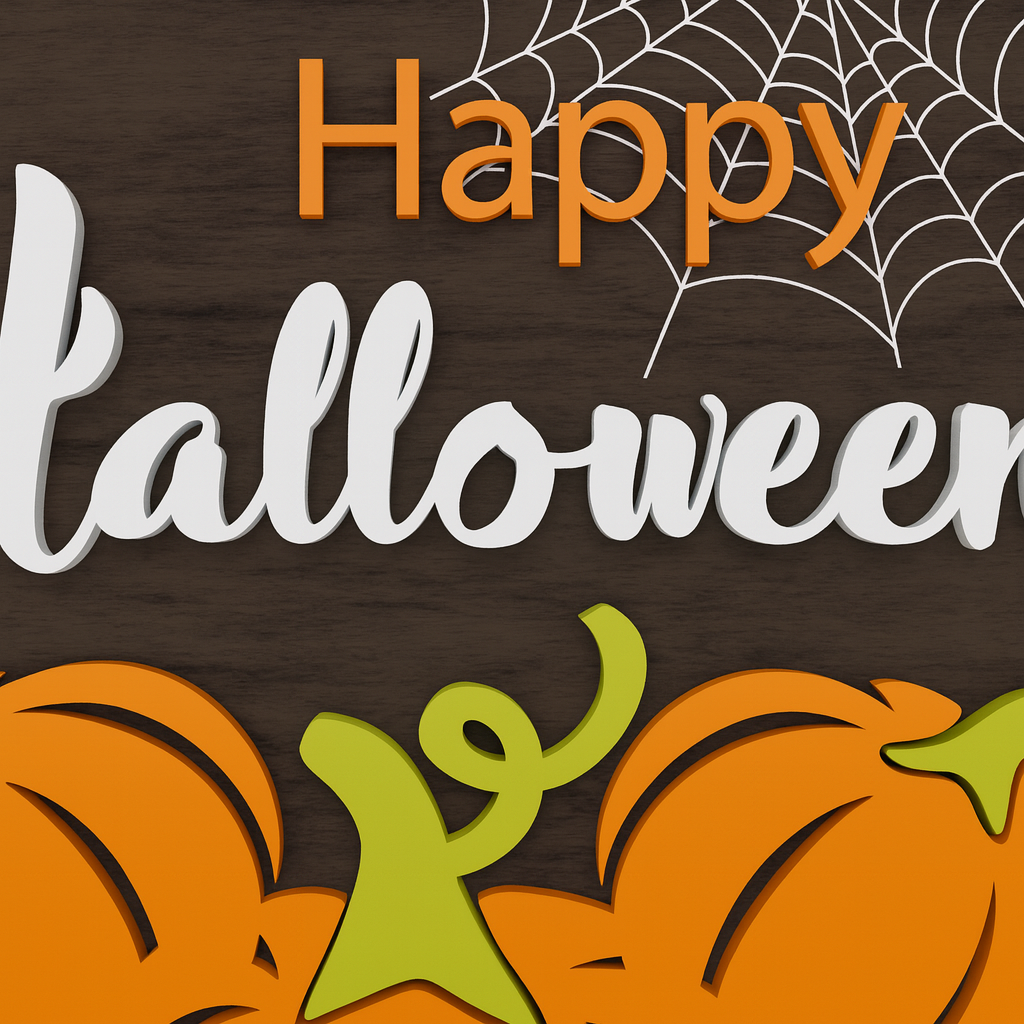 "Pumpkin Head" Halloween Sign