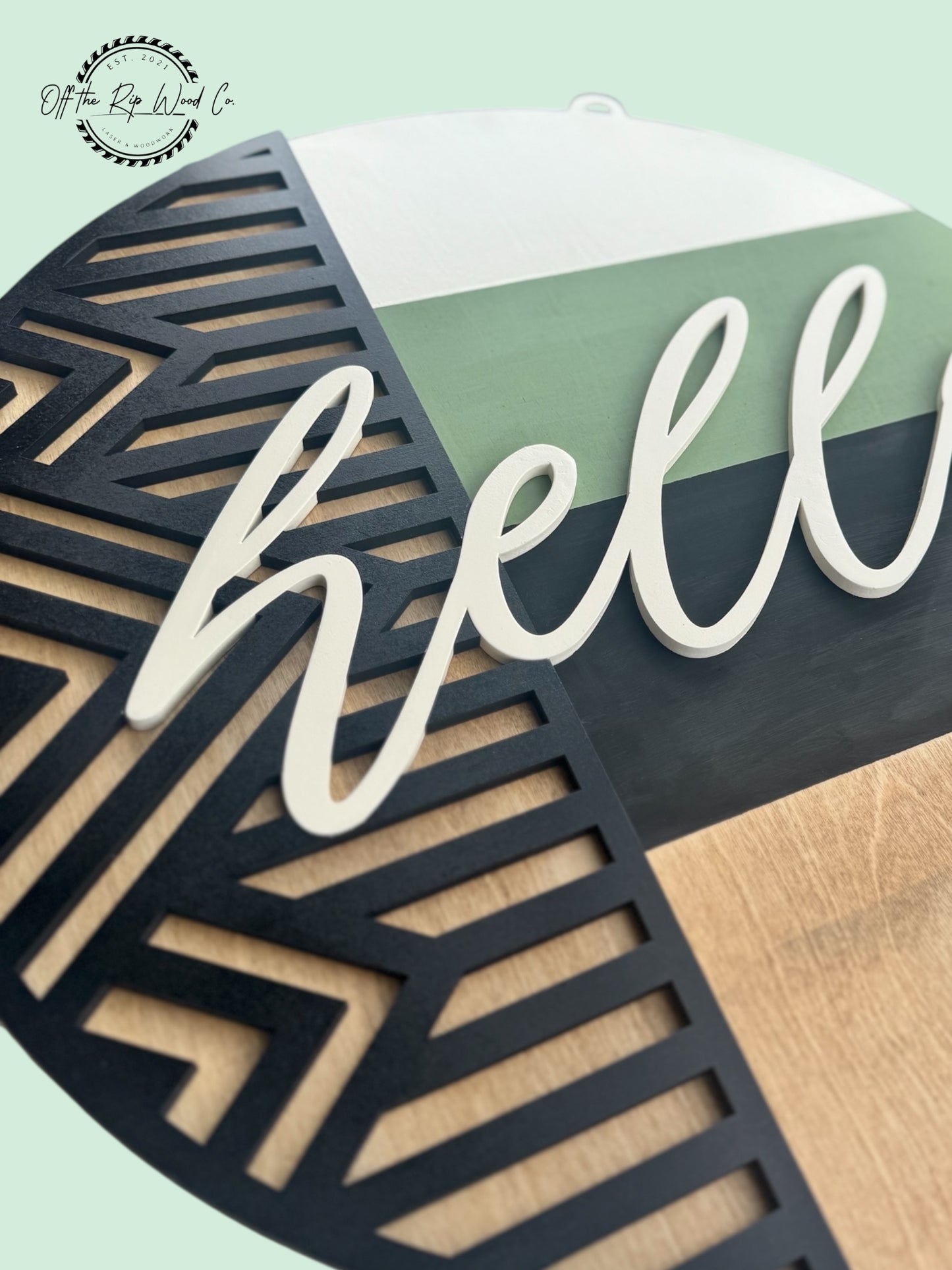 Boho “Hello” Sign