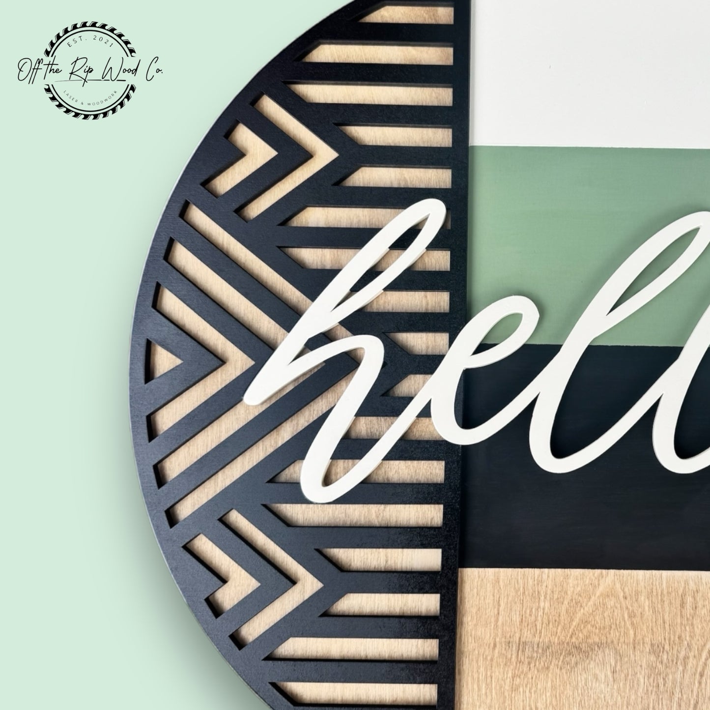 Boho “Hello” Sign