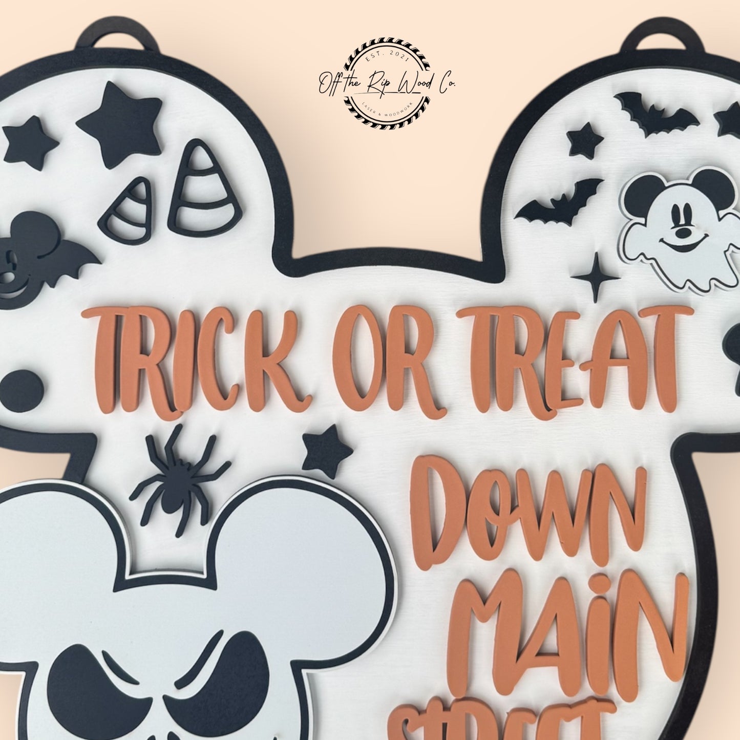 “Main Street” Halloween Sign
